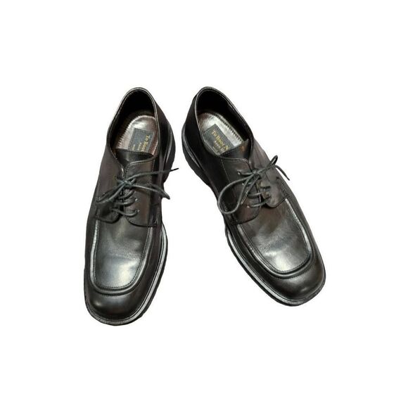 New York Adam Derrick Black Leather men shoes dress shoes size 8 main image 4